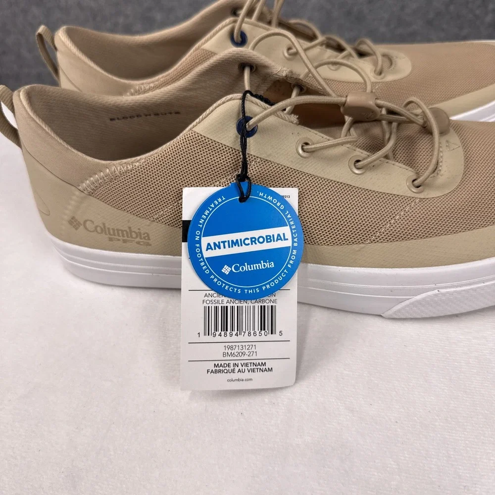 Columbia Mens Bonehead PFG Fishing Shoes Size 12 Ancient Fossil Tan Mesh New